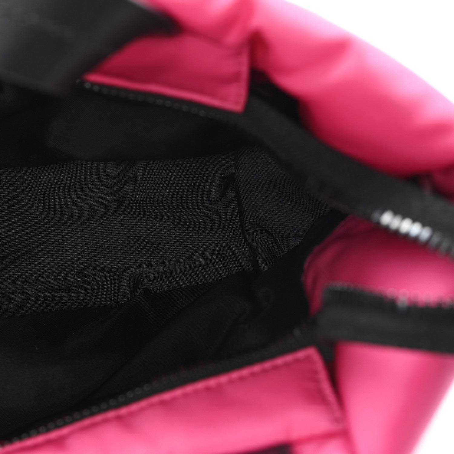 Prada Tessuto Nylon Soft Padded Shopping Tote Fuxia 5 of 9