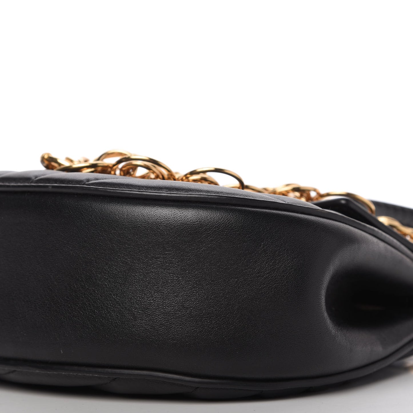 Calfskin Quilted Mini Drew Bijou Shoulder Bag Black