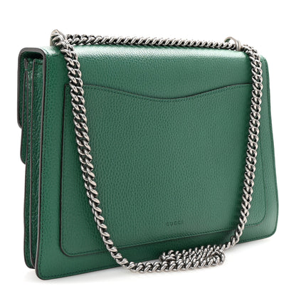 Gucci Dollar Calfskin Crystal Medium Dionysus Shoulder Bag Emerald 3 of 10