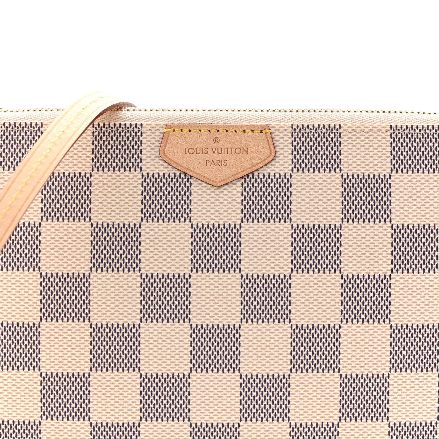 Louis Vuitton Damier Azur Double Zip Pochette 8 of 10