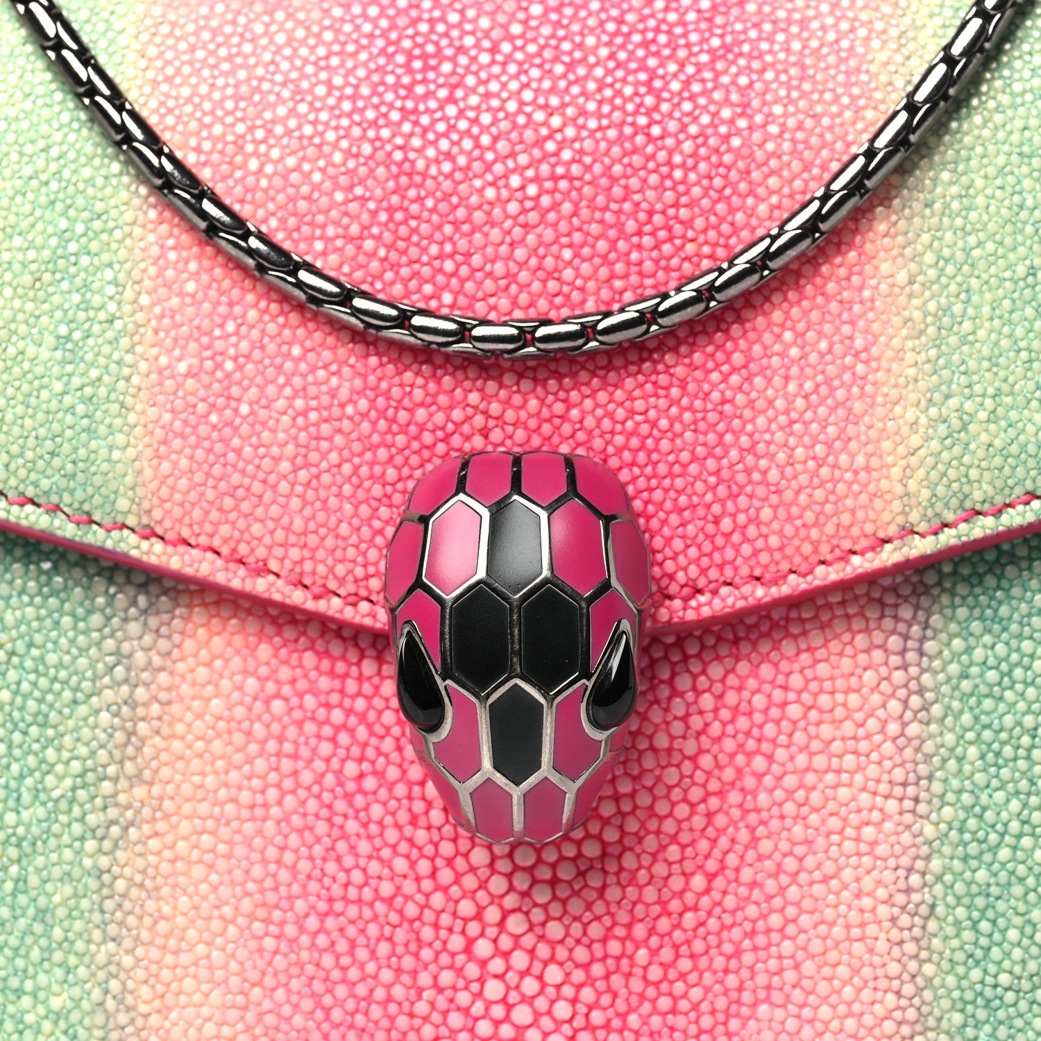 Bulgari Galuchat Serpenti Forever Crossbody Bag 7 of 9