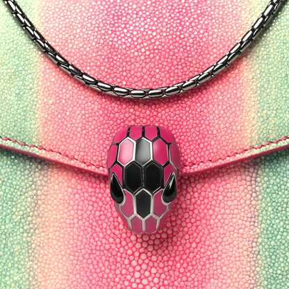 Bulgari Galuchat Serpenti Forever Crossbody Bag 7 of 9