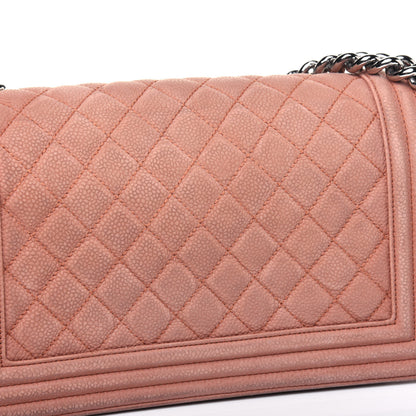 Chanel Caviar Quilted Medium Boy Flap Light Pink 17 of 20