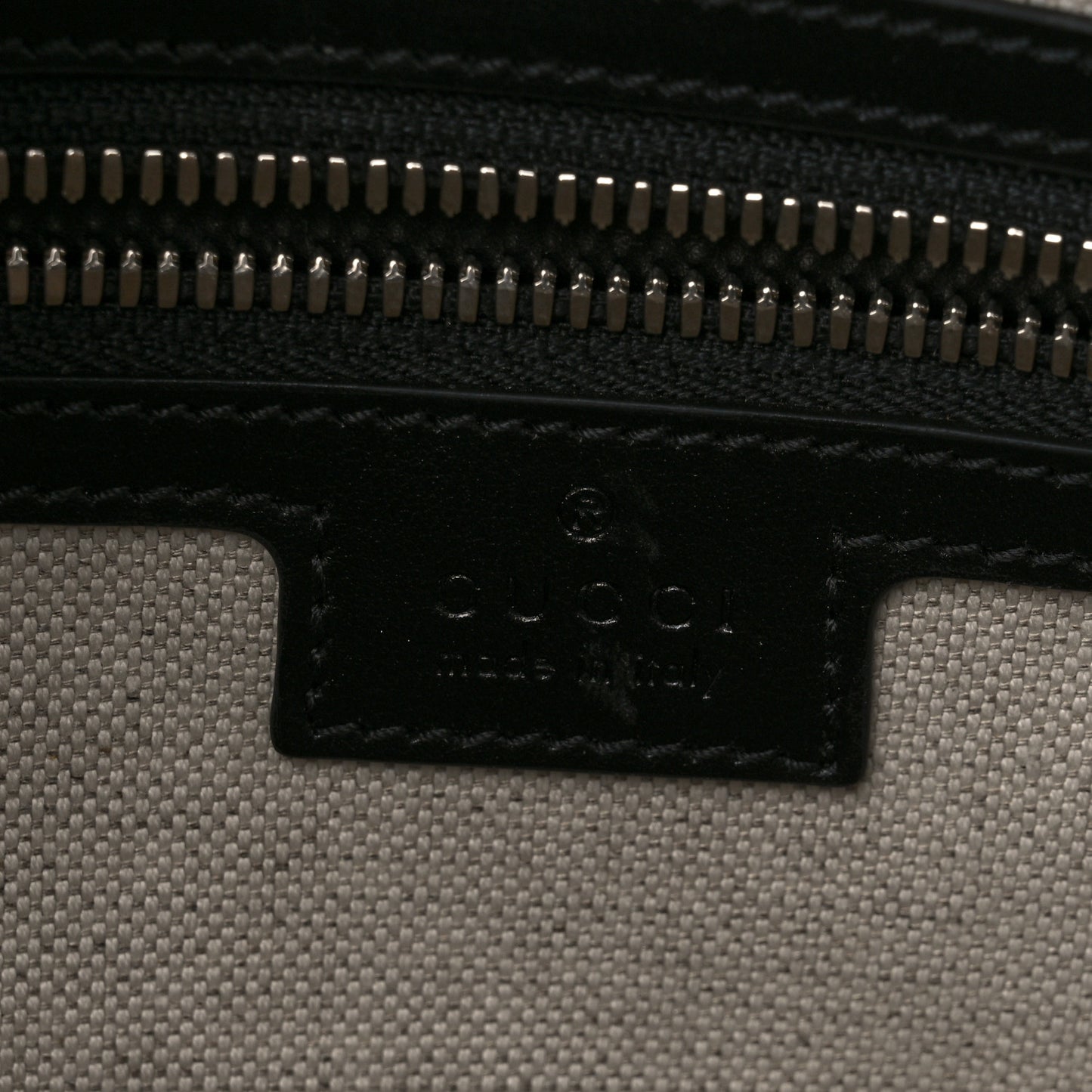 Calfskin GG Tennis Embossed Tote Bag Black
