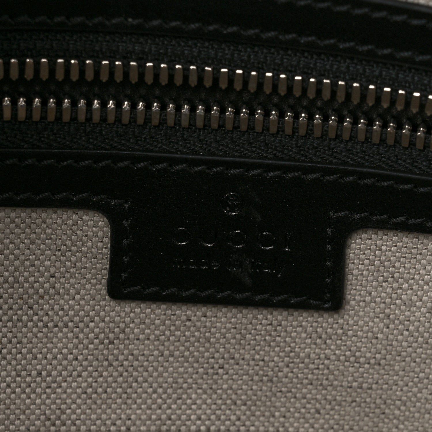 Gucci Calfskin GG Tennis Embossed Tote Bag Black 6 of 10