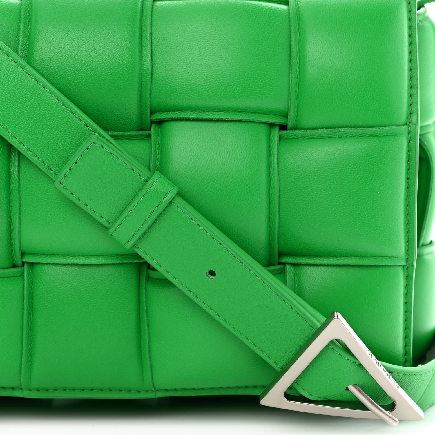 Bottega Veneta Nappa Maxi Intreccio Padded Cassette Crossbody Bag Parakeet 7 of 9