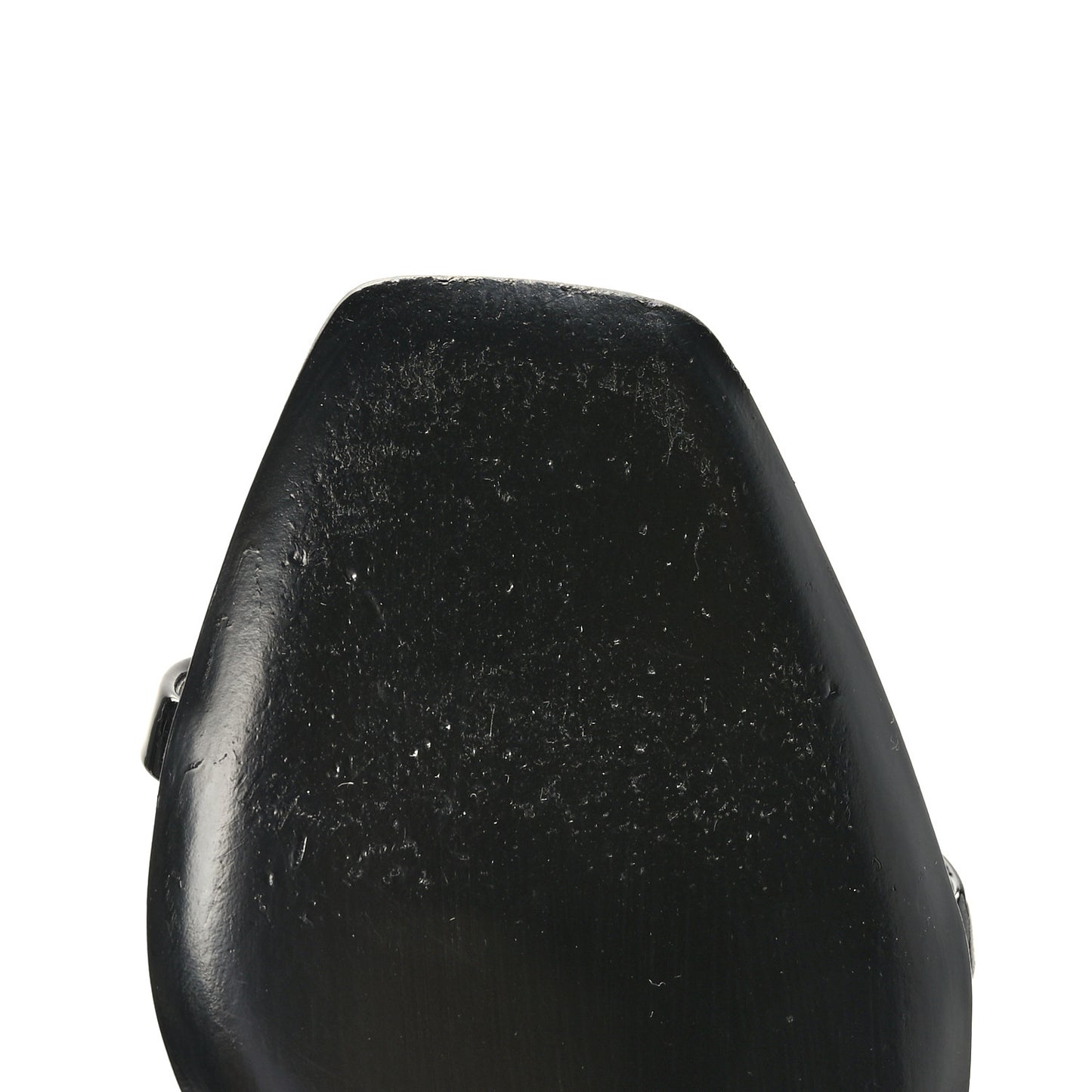 Patent Calfskin Opyum 110 Sandals 37.5 Black Gold
