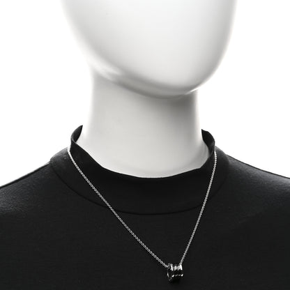 Bulgari Sterling Silver Ceramic Save The Children Pendant Necklace 2 of 4