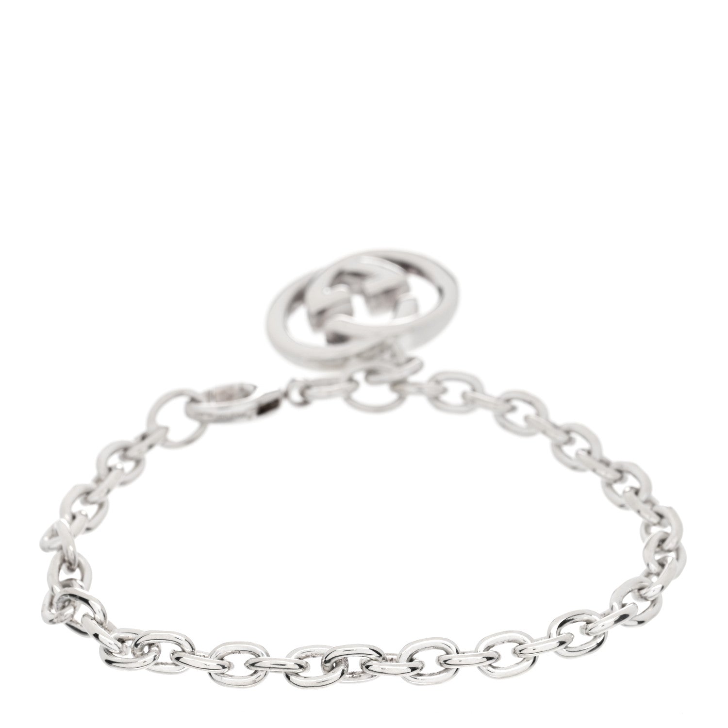 Gucci Sterling Silver Britt Charm Bracelet 2 of 4