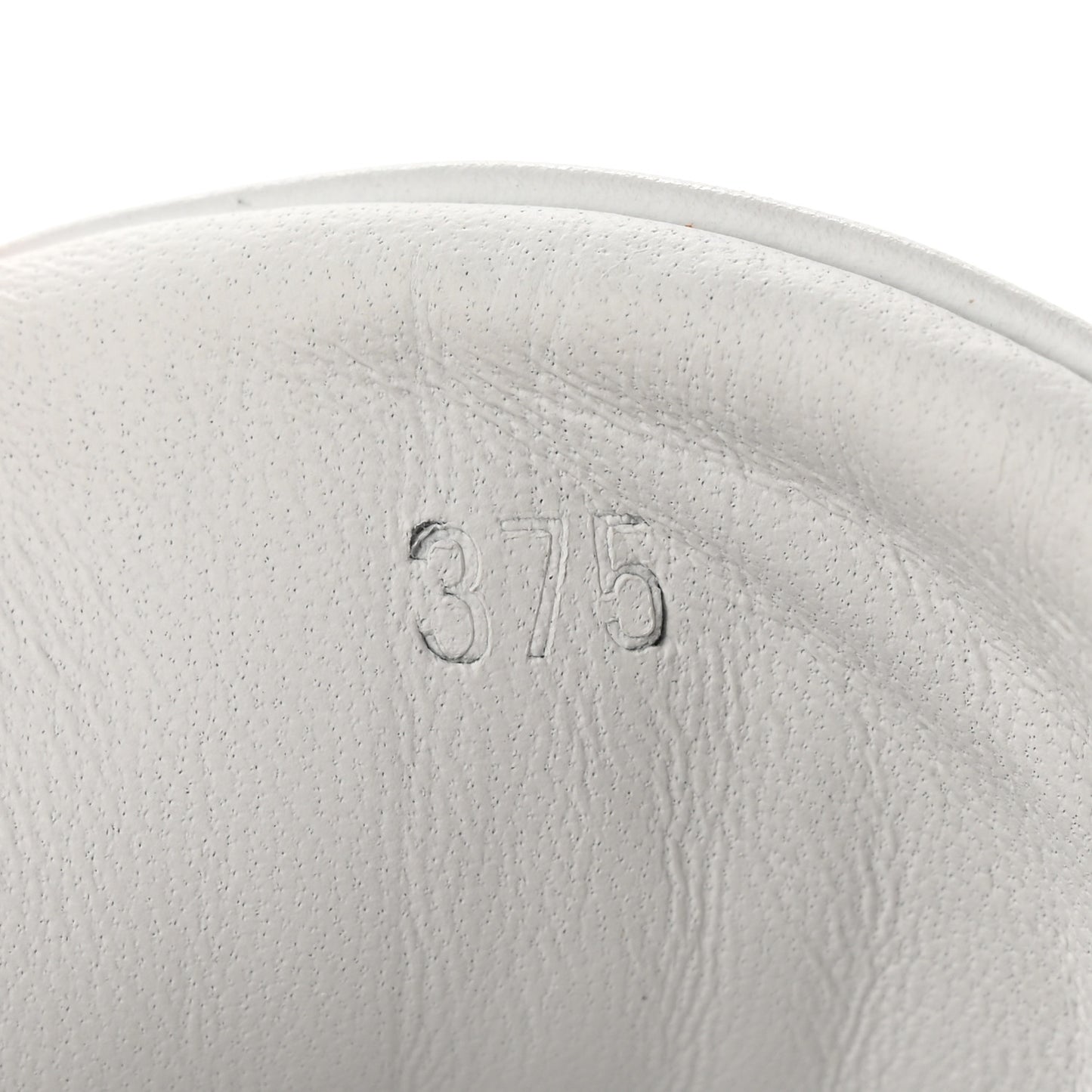 Calfskin Womens Happy Sneakers 37.5 White
