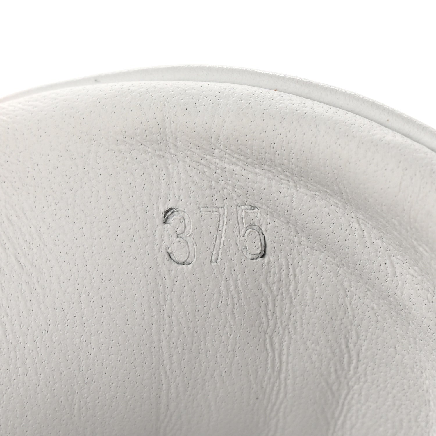 Hermes Calfskin Womens Happy Sneakers 37.5 White 8 of 10