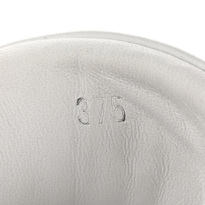 Hermes Calfskin Womens Happy Sneakers 37.5 White 8 of 10