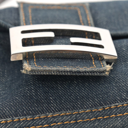 Fendi Denim Baguette Blue 10 of 15