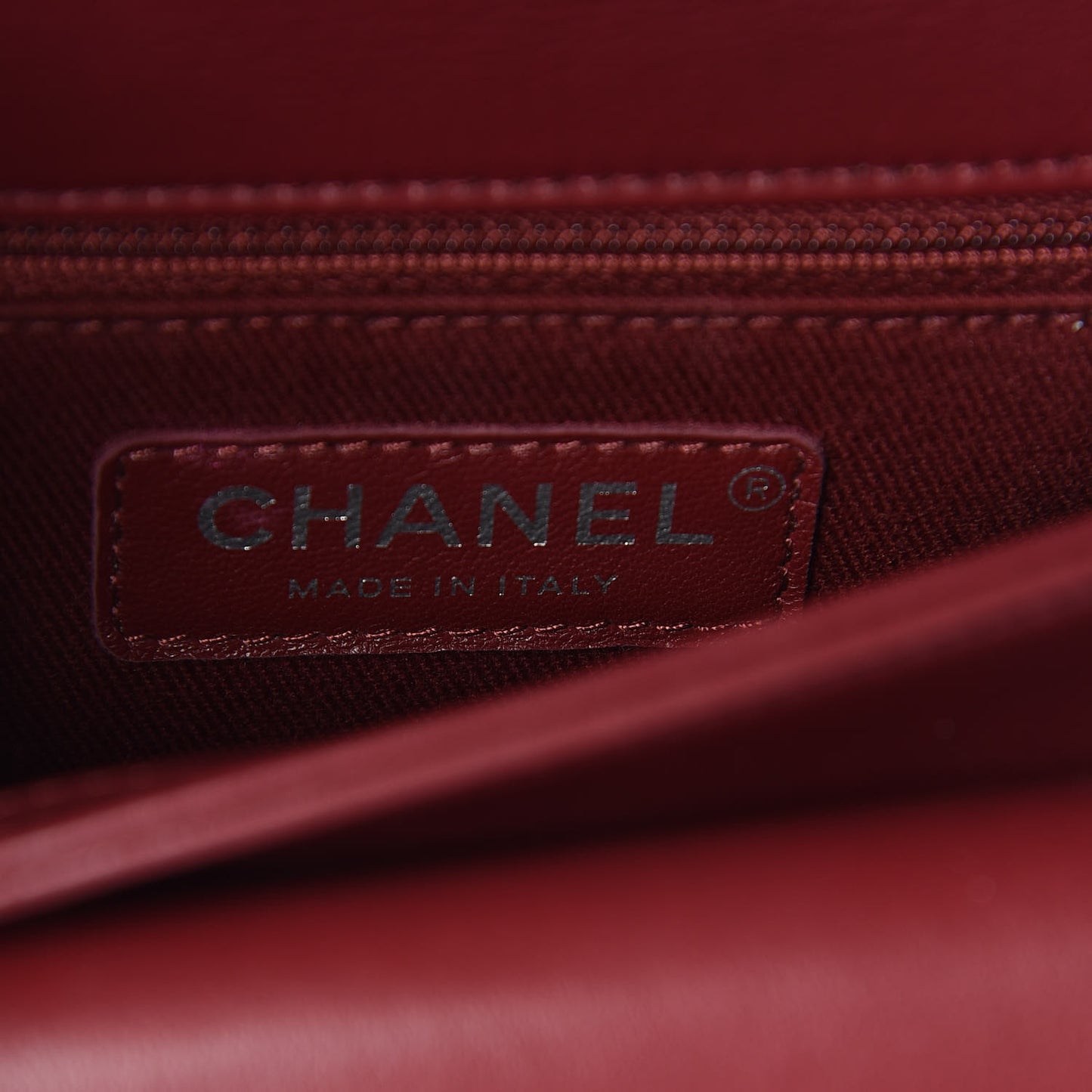 Calfskin Coco Eyelets Small Flap Bag Red
