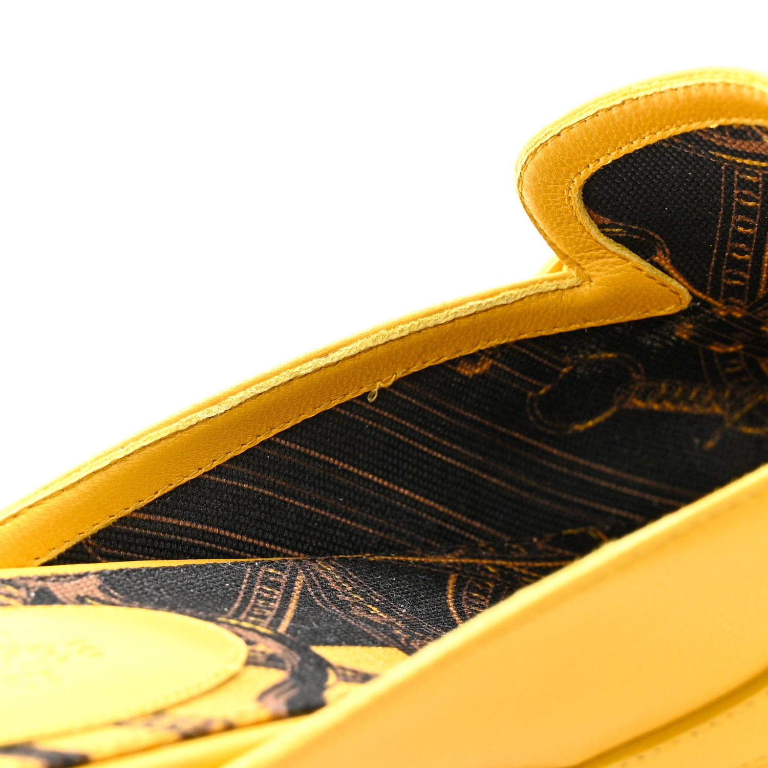 Hermes Goatskin Oz Mules 39 Jaune Sable 8 of 11
