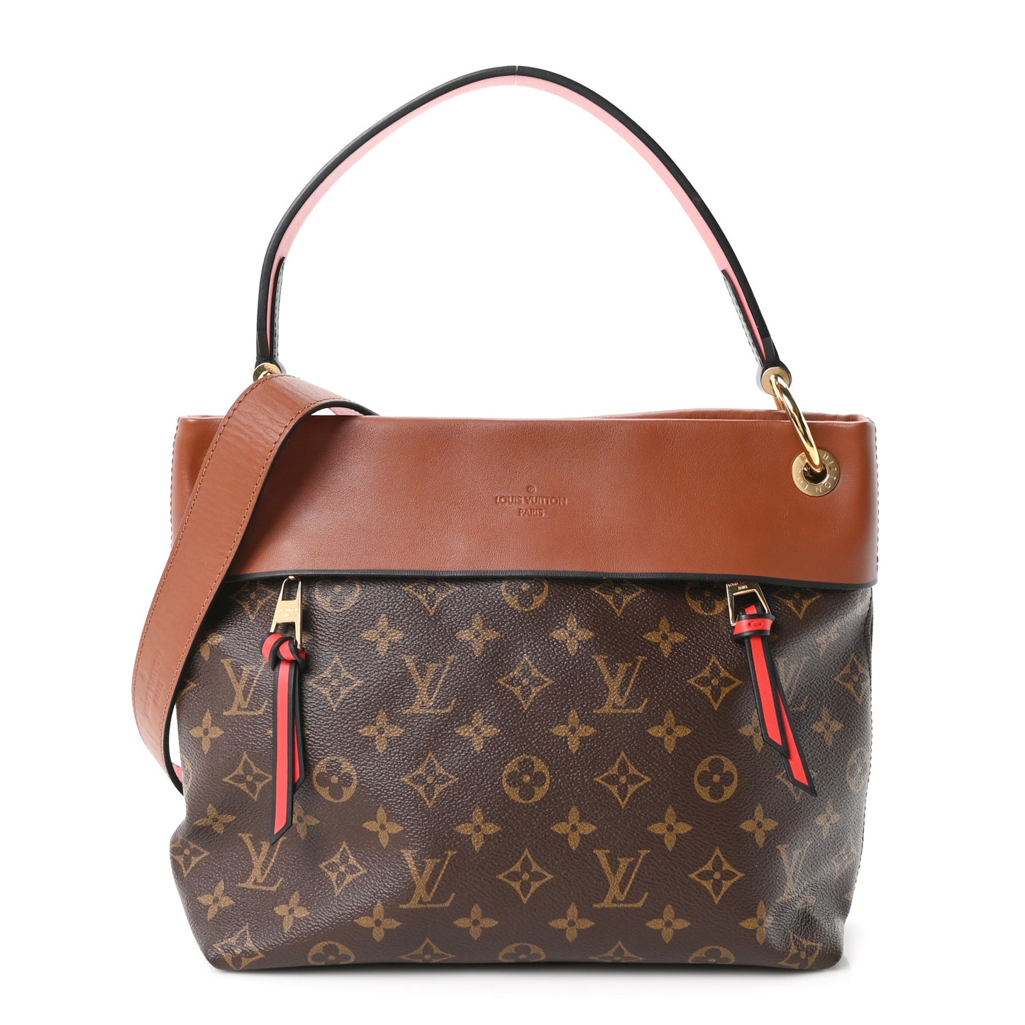 Monogram Tuileries Besace Caramel Rouge