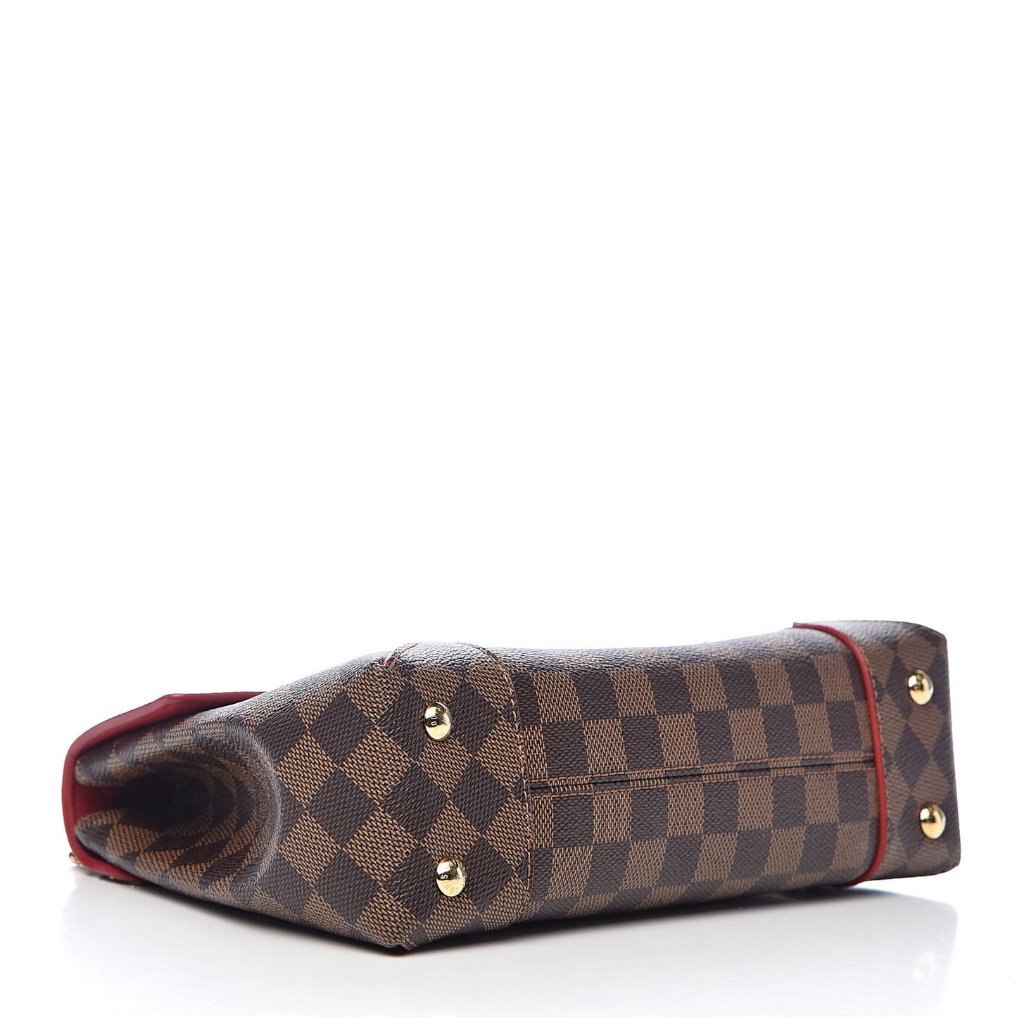 Damier Ebene Caissa Clutch Cherry