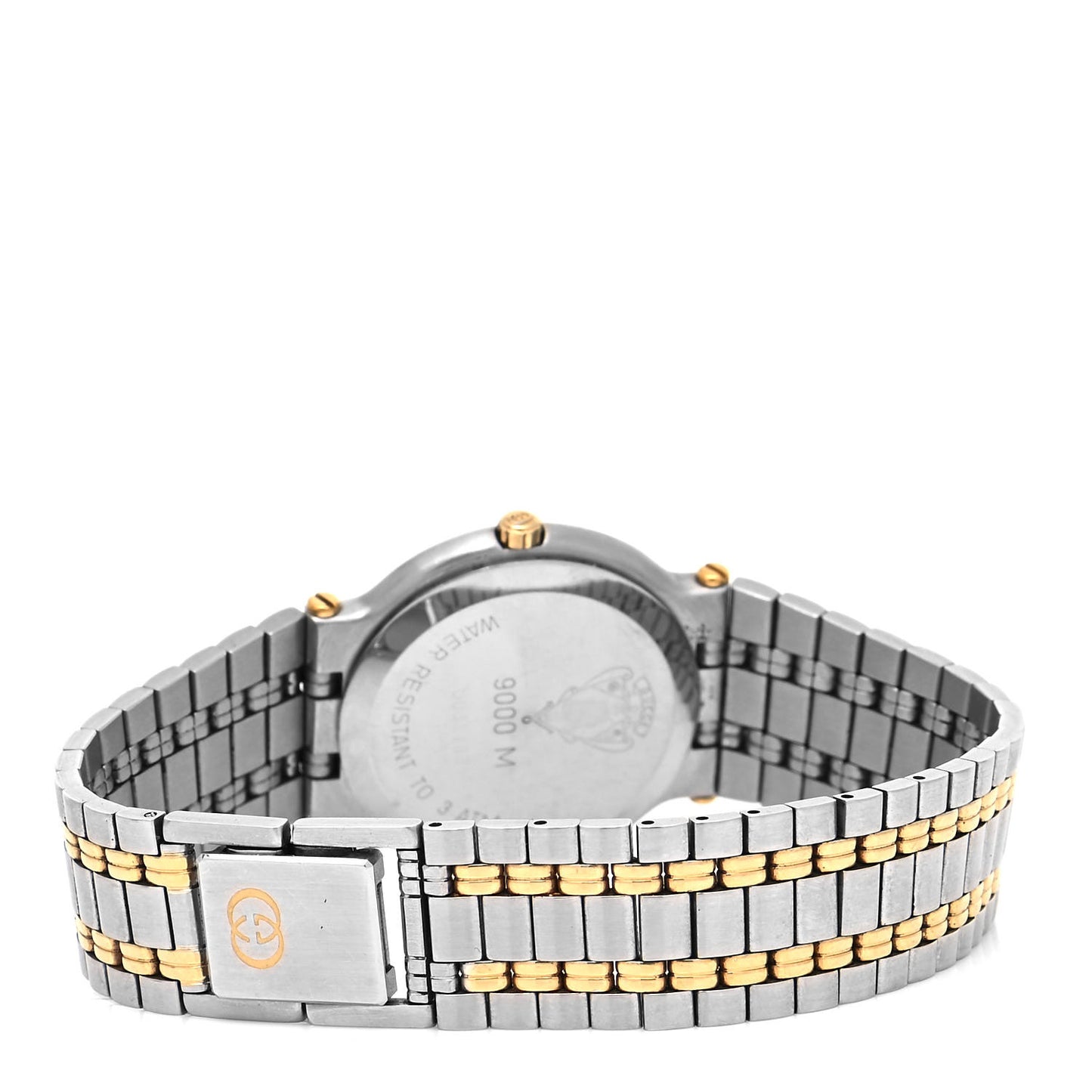 Stainless Steel 32mm 9000M Quartz Watch Gold