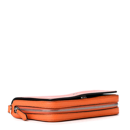 Fendi Cuoio Romano Mini Expandable Flap Bag Orange 3 of 4