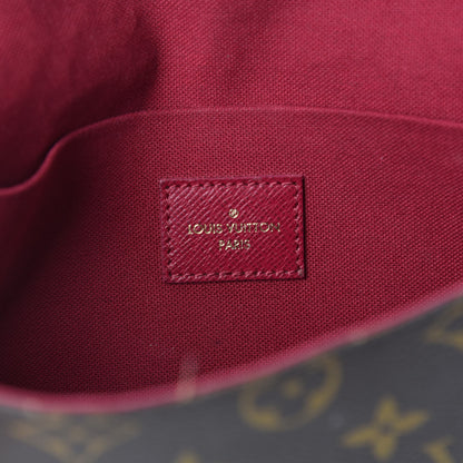 Louis Vuitton Monogram Pochette Felicie Chain Wallet Fuchsia 15 of 18