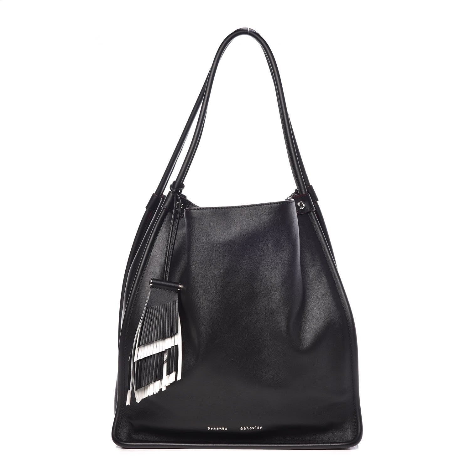 Proenza Schouler Soft Calfskin Medium Tote Black 2 of 12