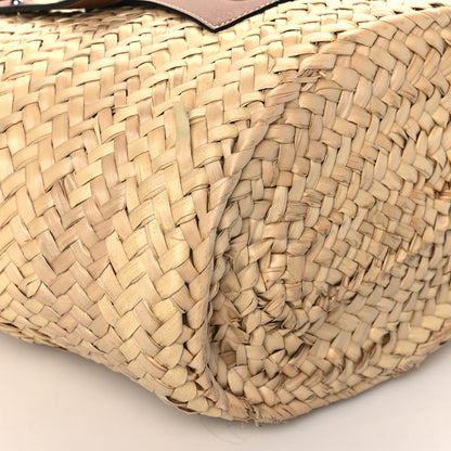Loewe Raffia Basket Tote Bag Natural Tan 8 of 9