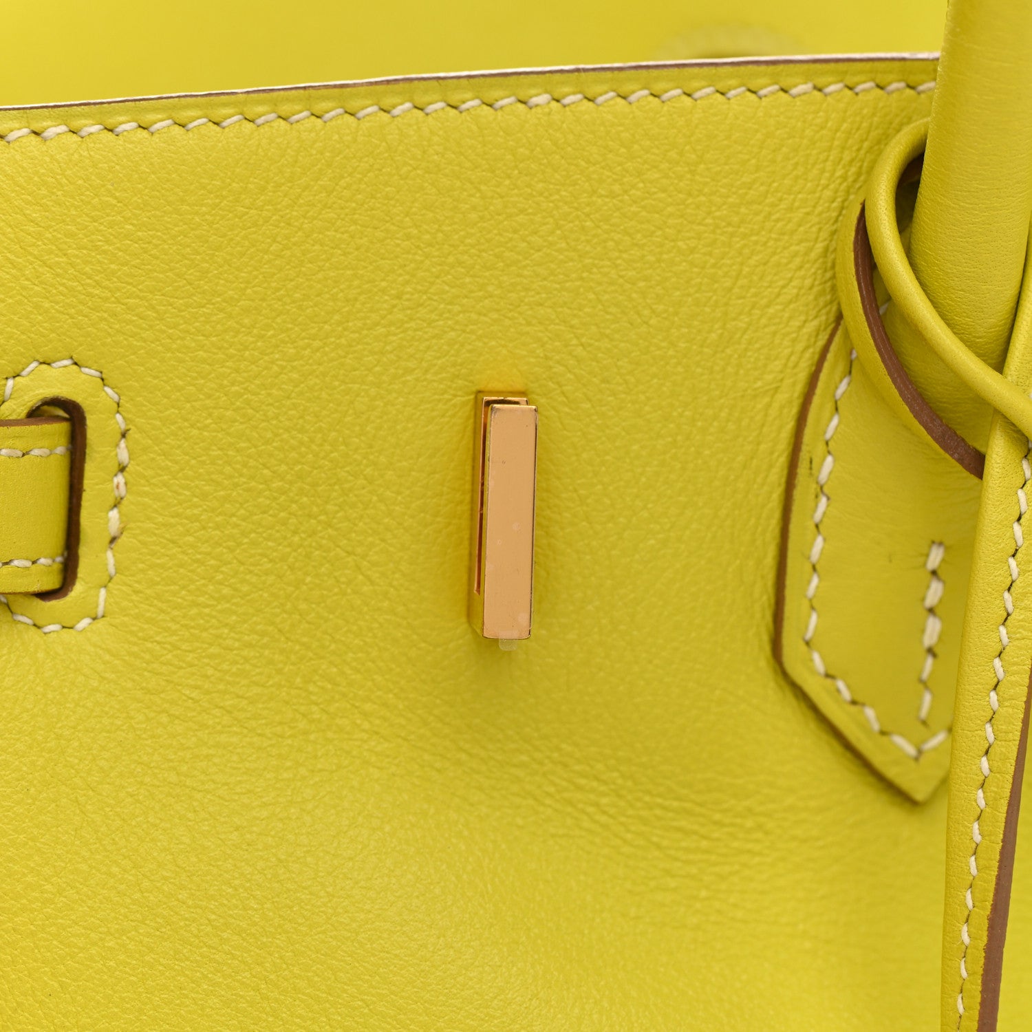 Hermes Swift Birkin 25 Lime 27 of 40