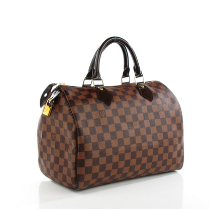 Louis Vuitton Damier Ebene Speedy 30 2 of 9