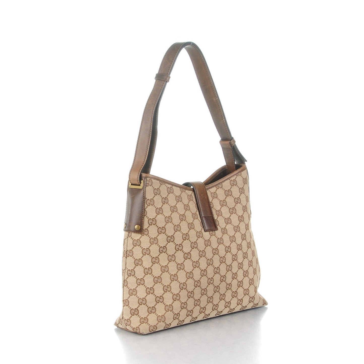 Monogram Piston Shoulder Bag Dark Brown