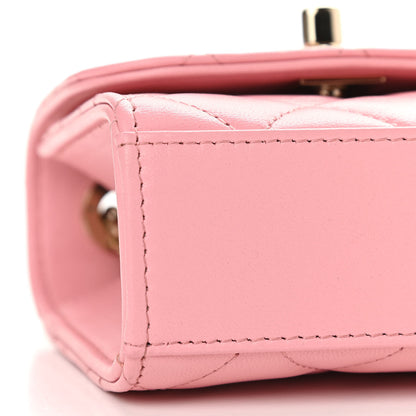Chanel Lambskin Quilted Mini Trendy CC Clutch With Chain Pink 9 of 10