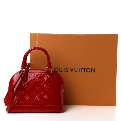 Louis Vuitton Vernis Alma BB Cherry 10 of 10