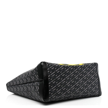 Versace Calfskin Monogram Smile Medusa Tote Multicolor 4 of 7