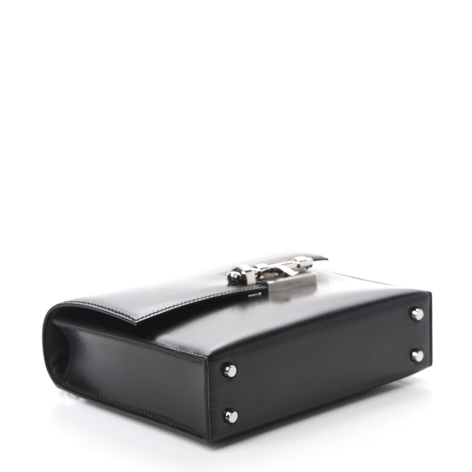 Hermes Box Mini Verrou Chaine Bag Black 4 of 11