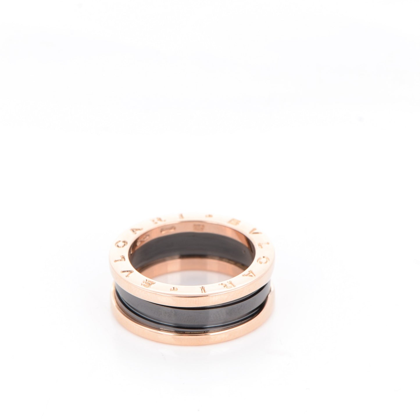 18K Rose Gold B.Zero1 3 Band Ring 55 7