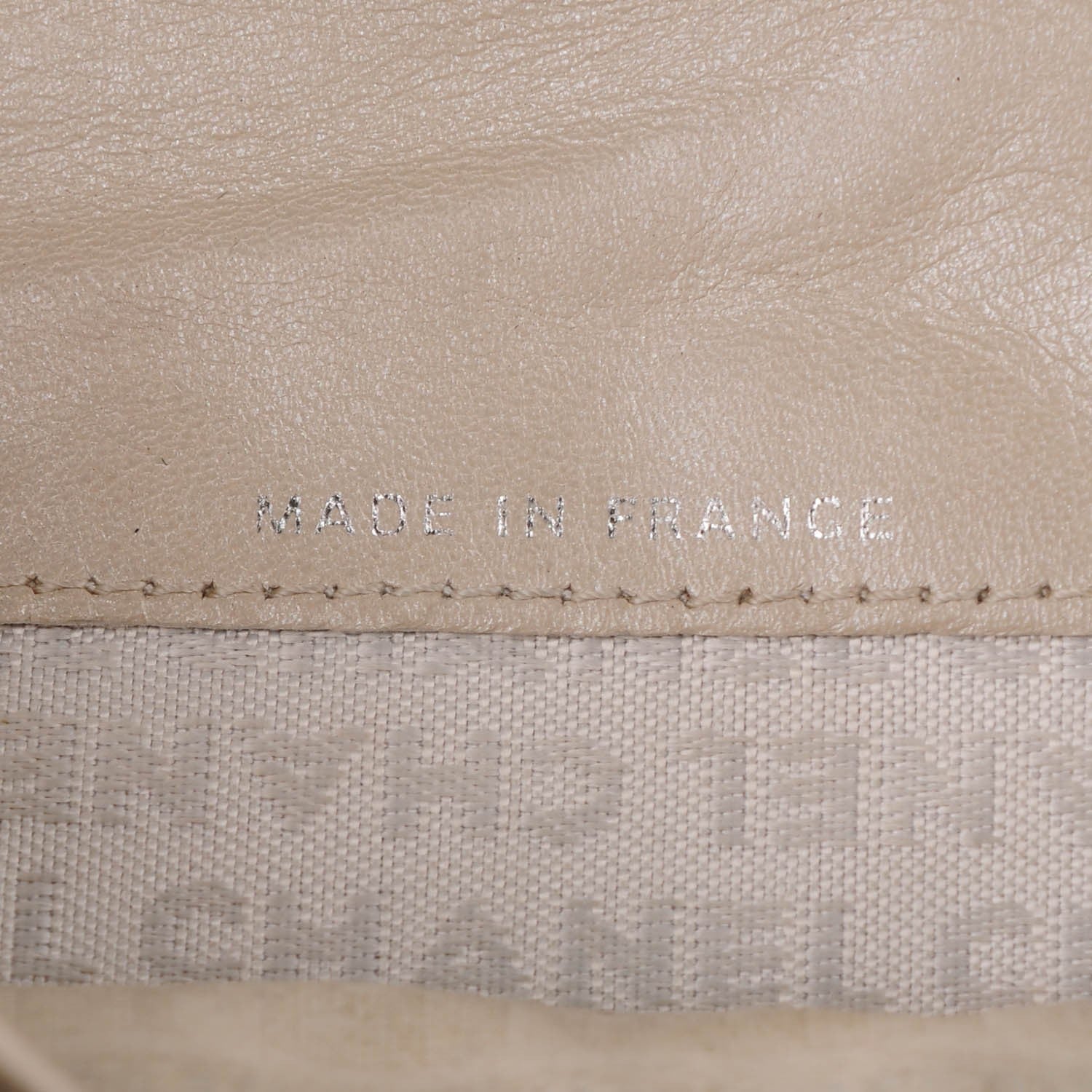 Chanel Calfskin Quilted Cambon Yen Wallet Pearl 6 of 11