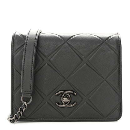 Chanel Calfskin Mini Propeller Flap Black 1 of 15