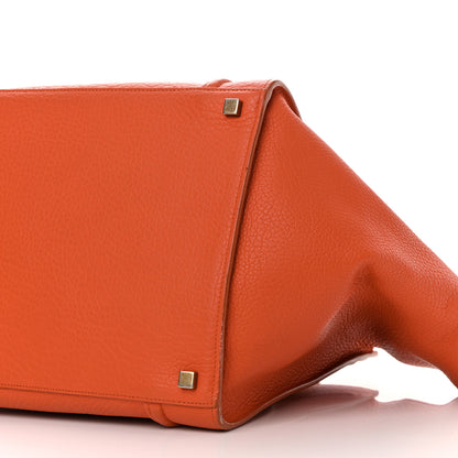 Celine Bullhide Calfskin Medium Phantom Luggage Burnt Orange 11 of 23