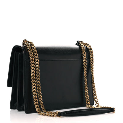 Saint Laurent Calfskin Medium Monogram Sunset Black 3 of 10