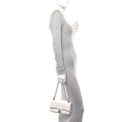 Chanel Caviar Quilted Funky Match Mini Flap White 2 of 10