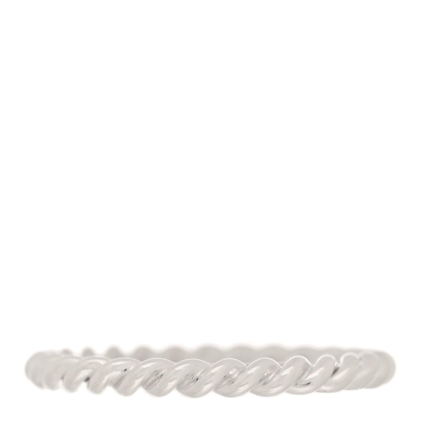 Sterling Silver Twist Rope Ring 57 8