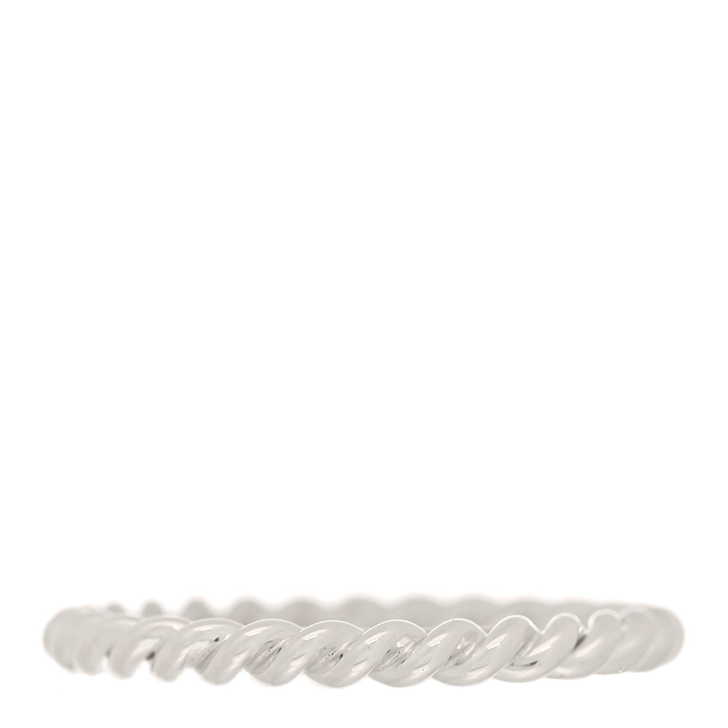 Tiffany Sterling Silver Twist Rope Ring 57 8 3 of 4