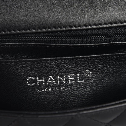 Chanel Lambskin Quilted Mini Rectangular Flap Black 6 of 8