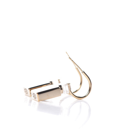 Chanel N°5 Perfume Bottle CC Drop Earrings Gold 3 of 4