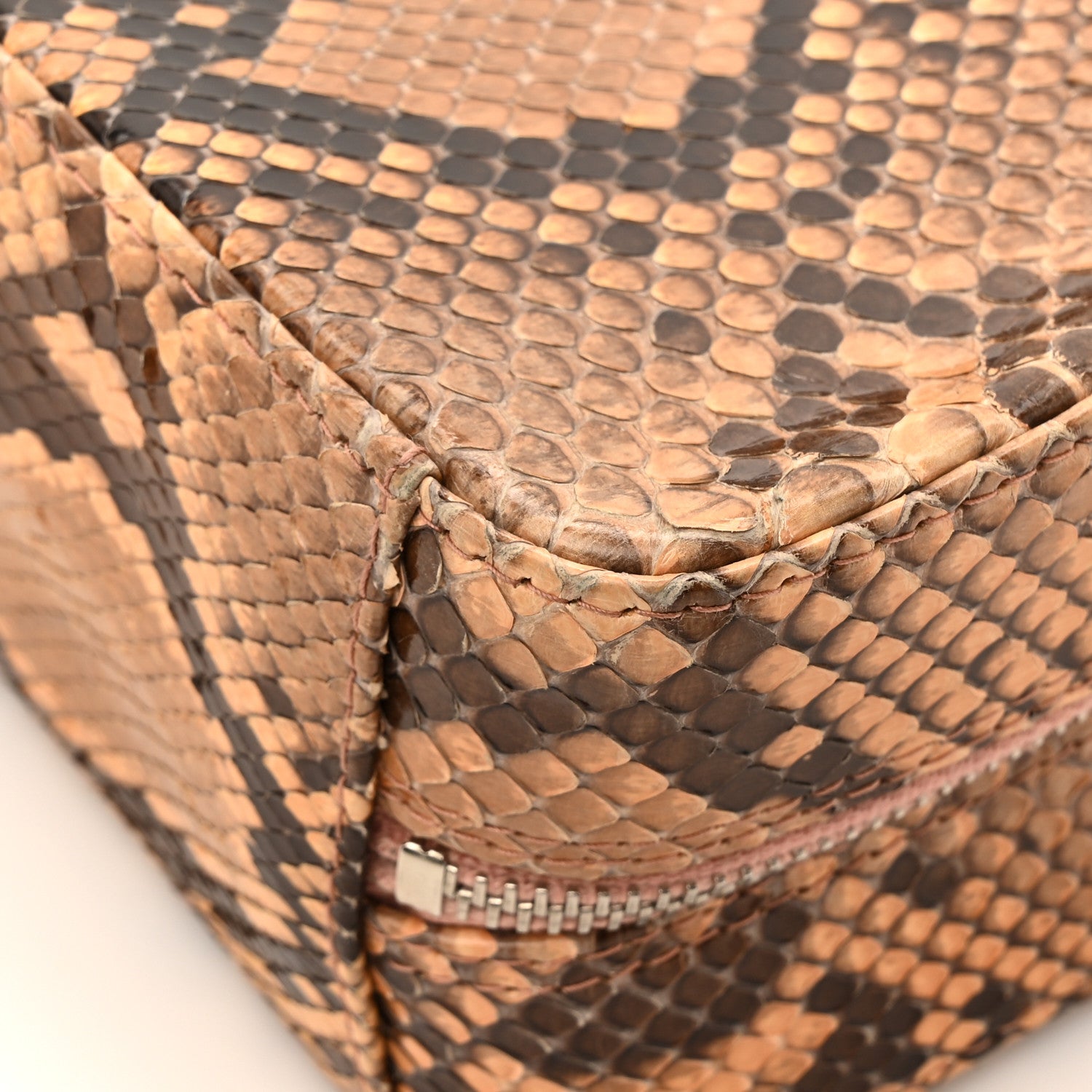 Chanel Snakeskin Mini Shoulder Bag Beige 12 of 13