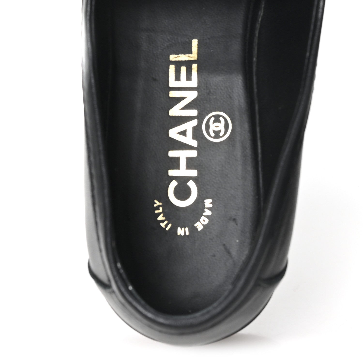 Chanel Lambskin Quilted CC Turnlock Loafers 36 Black 8 of 10