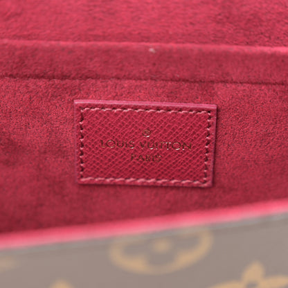 Louis Vuitton Monogram Pochette Felicie Chain Wallet Fuchsia 7 of 10