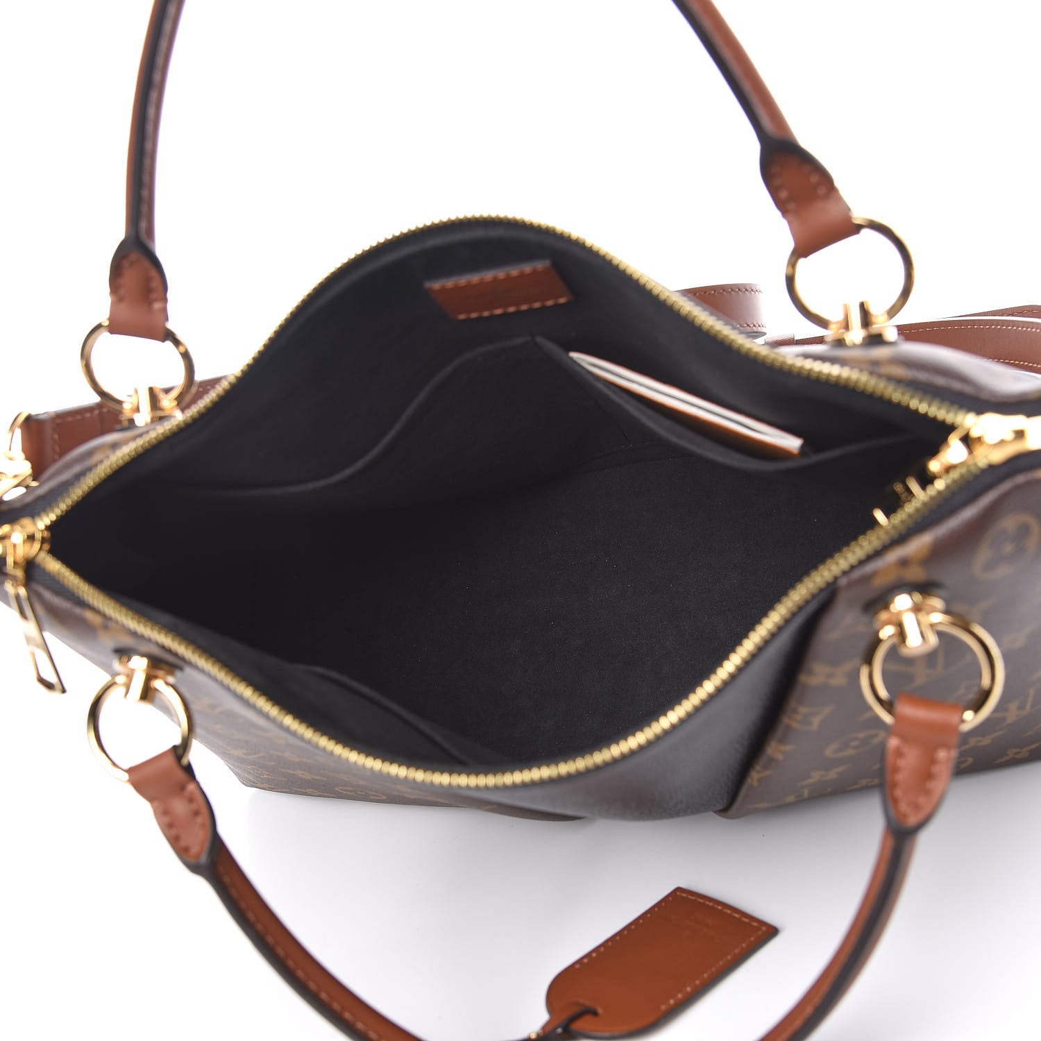 Louis Vuitton Monogram V Tote MM Black 5 of 10