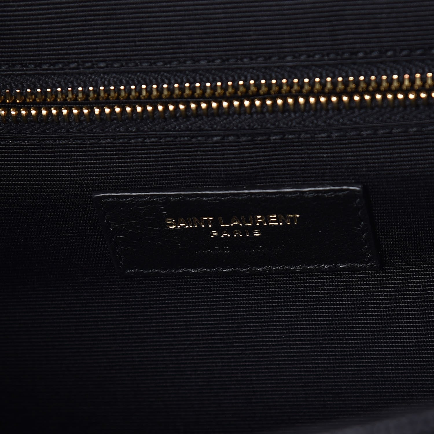 Saint Laurent Grain De Poudre Textured Mixed Matelasse Large Triquilt Monogram Satchel Black 7 of 10