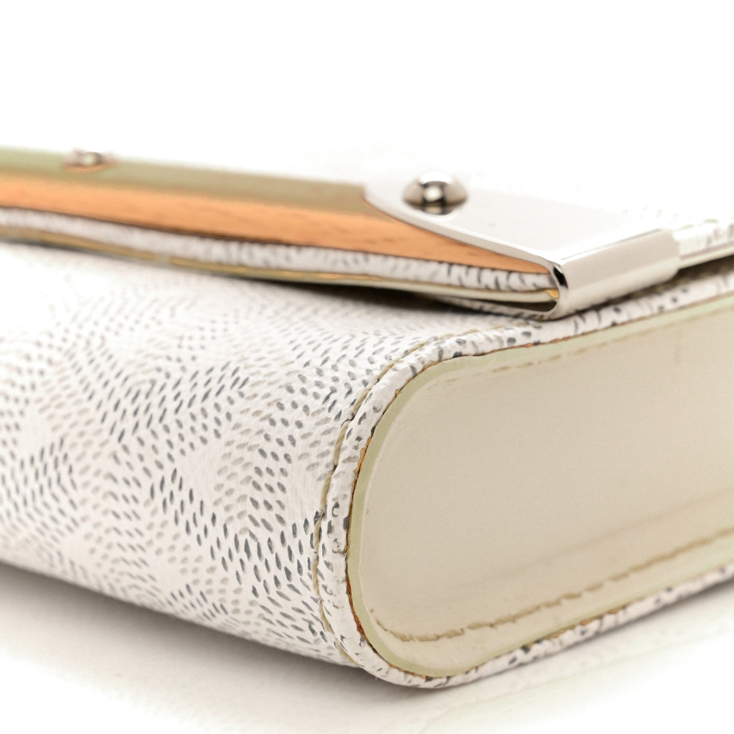 Goyard Goyardine Monte Carlo Bois Clutch White 10 of 12