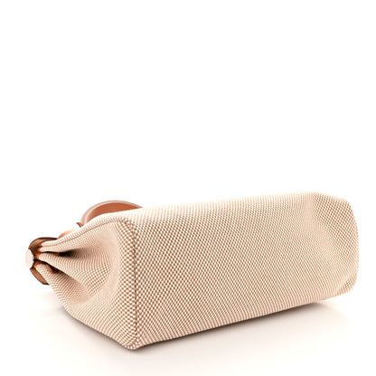 Hermes Vache Hunter Criss Viking Herbag Zip Retourne 31 PM Ecru Beige Naturel 4 of 9